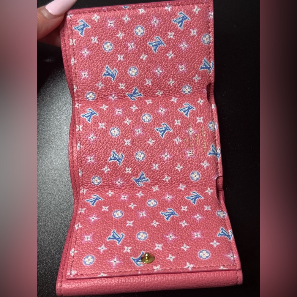 Louis Vuitton Portefeuille Lock Mini Wallet Pink Calf Leather LV - Picture 4 of 12